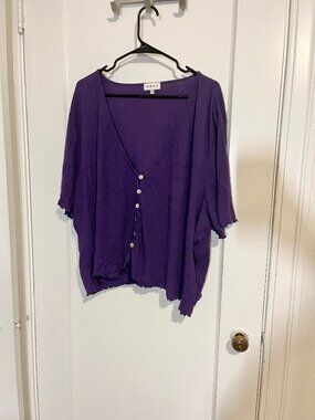 Wray Lettuce hem cardi